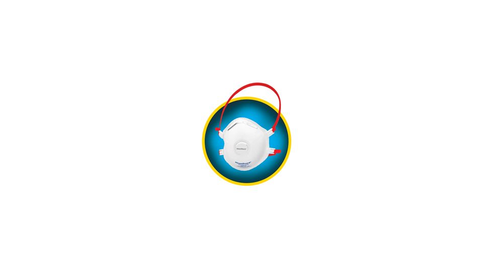 Jackson Safety R30 Particulate Respirators with Valve (N99), White, Universal 64520