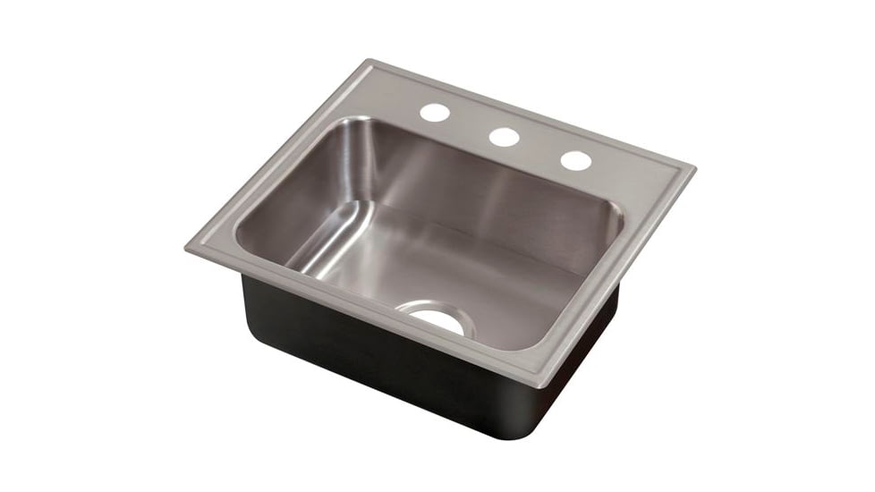 Just Manufacturing Sink W/ Ledge Sngle Bowl 19X21 SL1921AGR