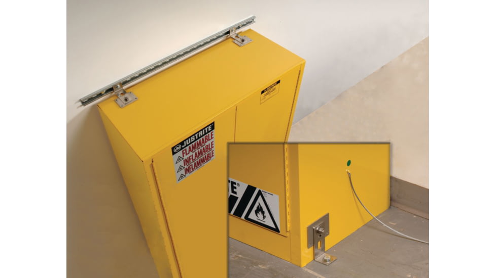 Justrite Cab Seismic Bracket Floor/wall 84000, Unit EA