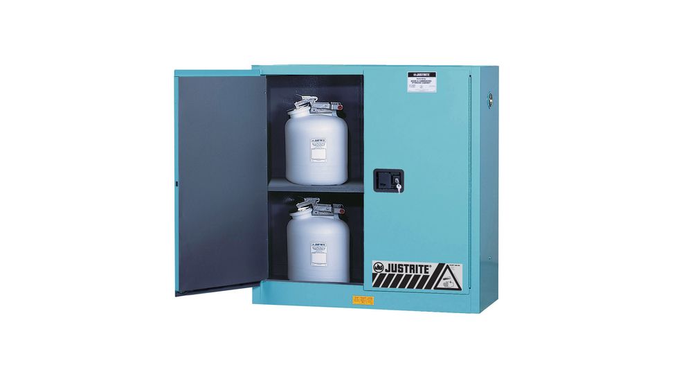 Justrite Cabinet Man Bl Acid 45g 8945022, Unit EA