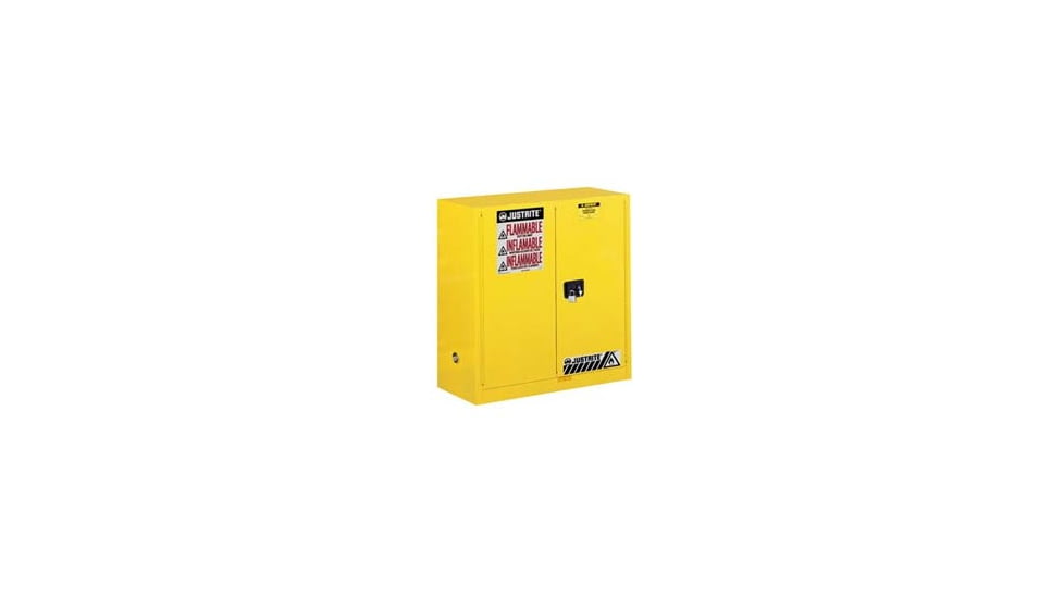 Justrite Cabinet Slimln Safty Wht Lever 895425