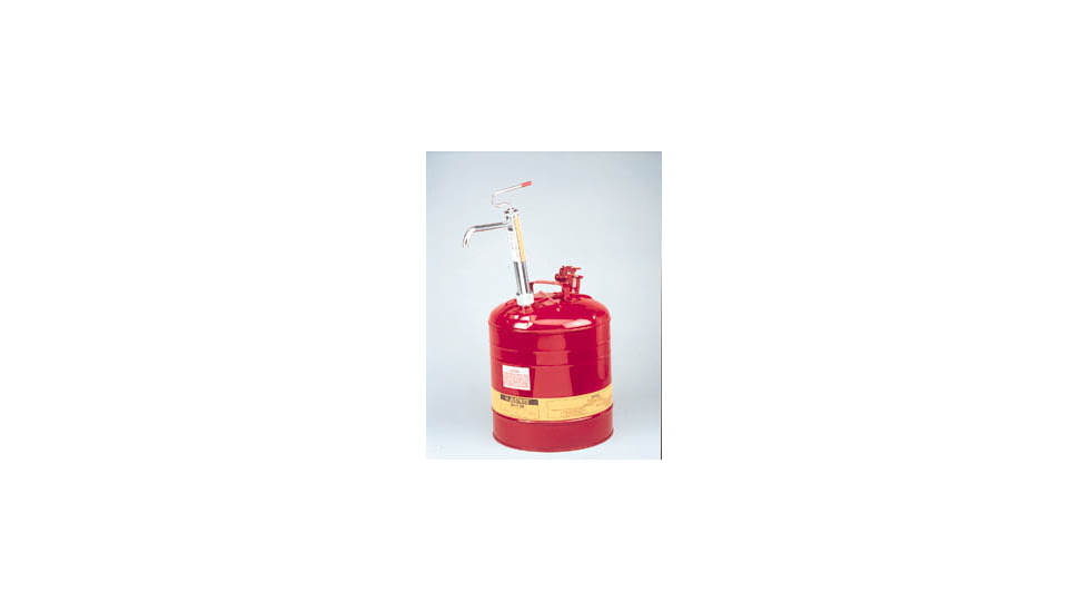 Justrite Can Lab Safe W/TOP Faucet 5GAL 10877