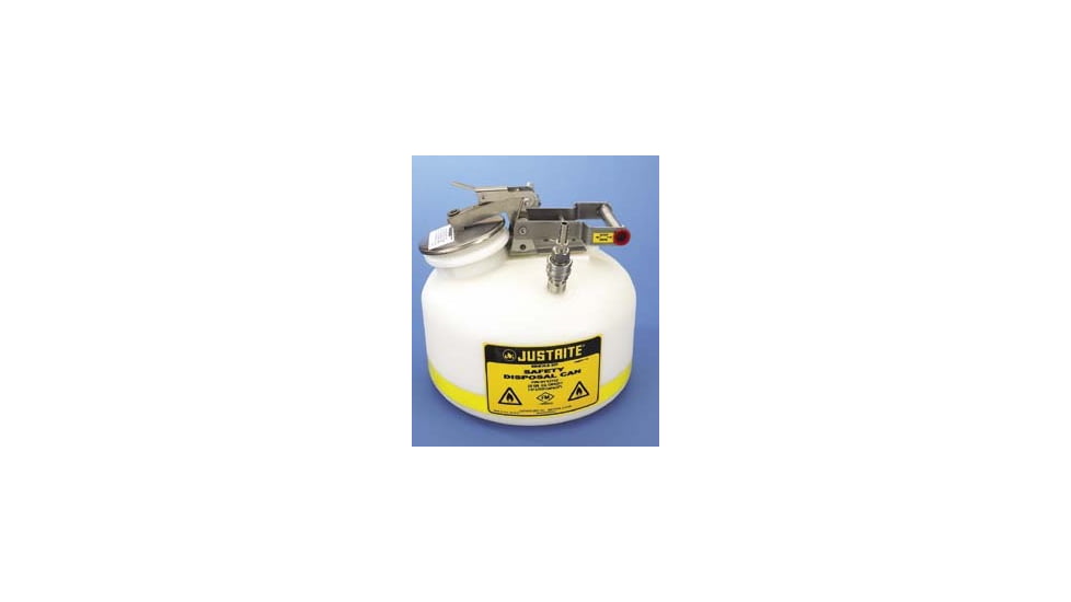 Justrite Can Pe Safety Disposal 1GAL 12160