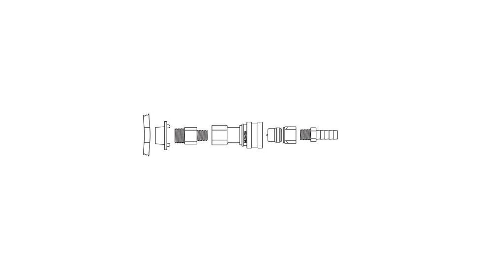 Justrite Tubing 3/8SS W/EDPM Seals 12018
