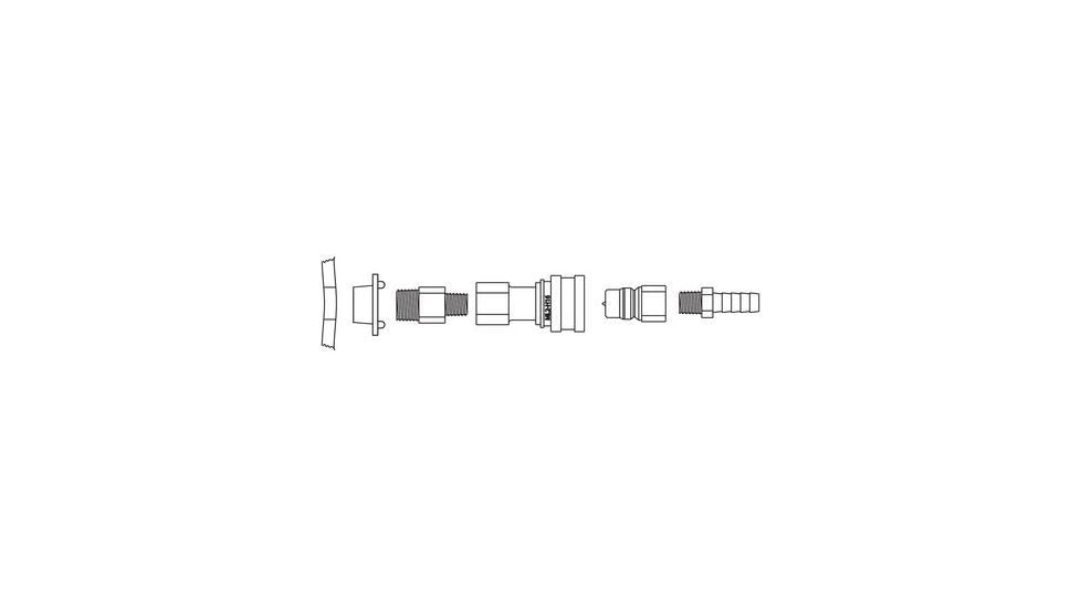 Justrite Tubing 3/8 Ss W/VITON Seals 12016