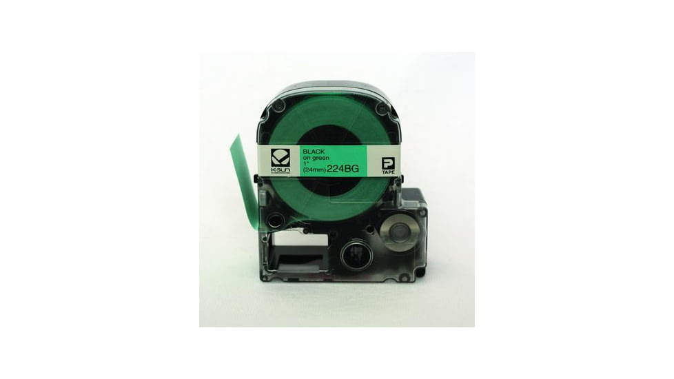 K-Sun Adhesive 1IN X 26FT BLK/GREEN 224BG