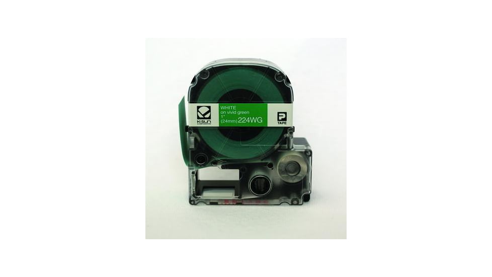 K-Sun Adhesive 1IN X 26FT WHT/GREEN 224WG