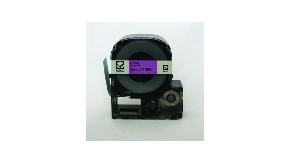 K-Sun LABEL3/4BLACK On Violet Tape 218BV