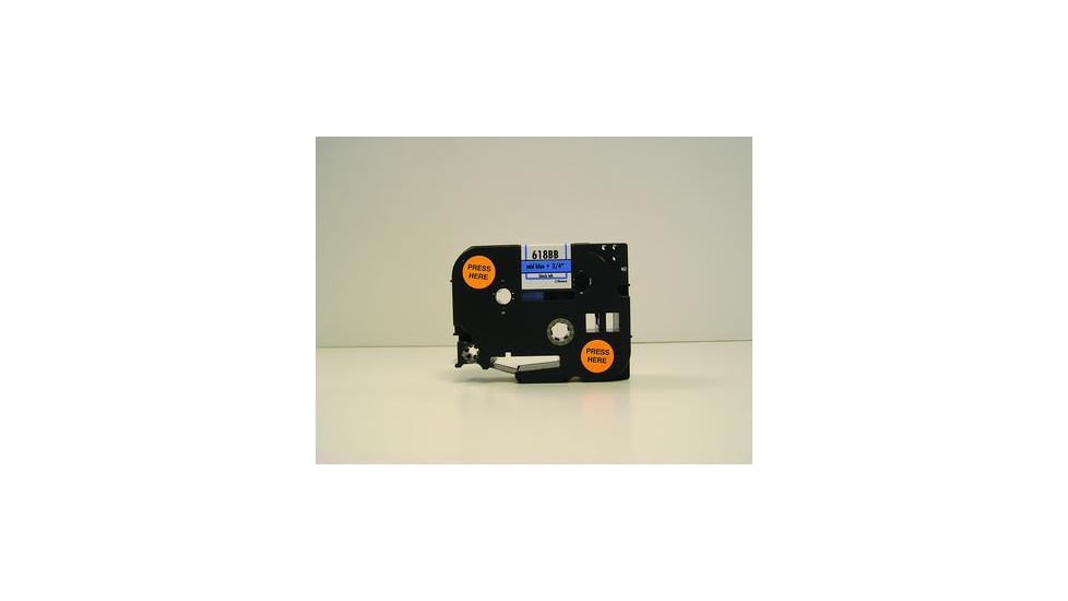 K-Sun Tape 3/4 Black On Mid Blue 618BB