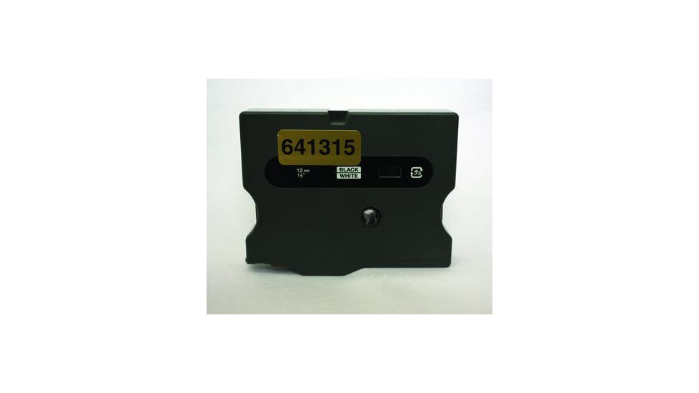 K-Sun Tape Black On White 1/2IN 641315
