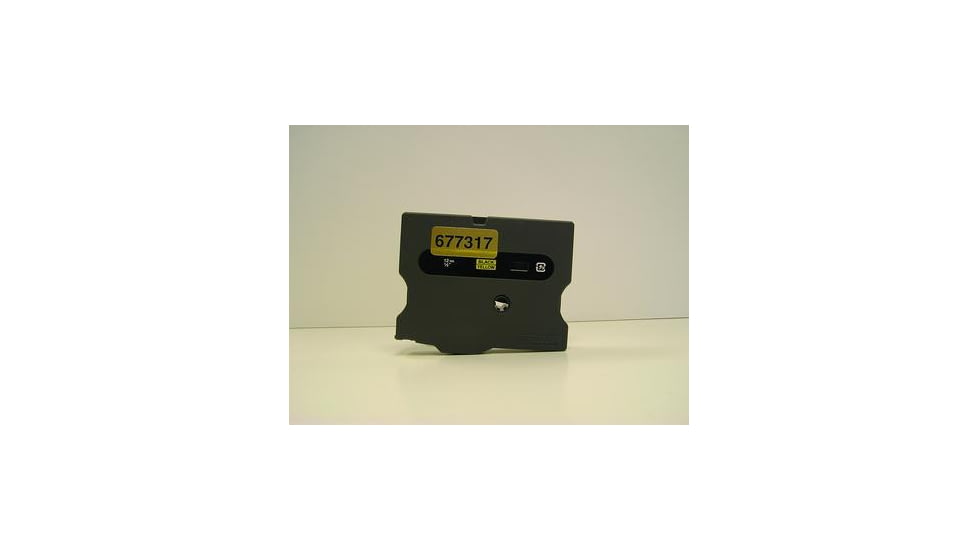 K-Sun Tape Black On Yellow 1/2IN 677317