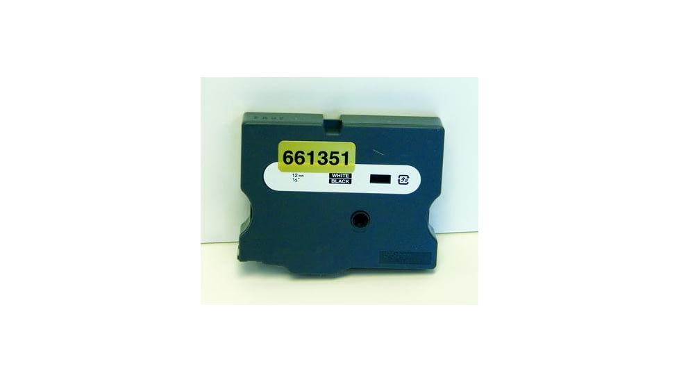 K-Sun Tape White On Black 1/2IN 661351