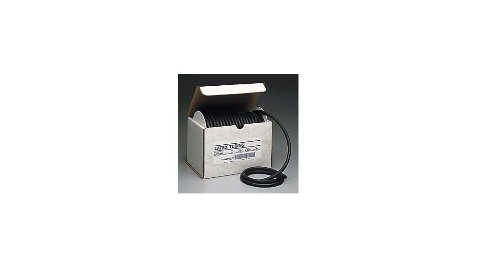 Kent Elastomer Black Latex Rubber Tubing BL804R 50' Reel Length