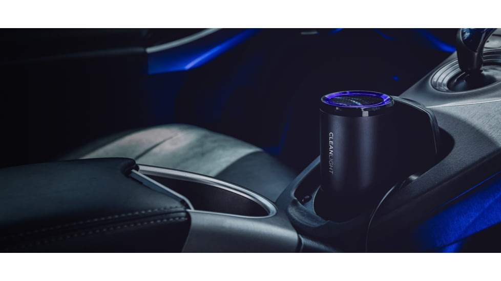 KeySmart CleanLight Portable UV Air Purifier, Black, KS917-BLK