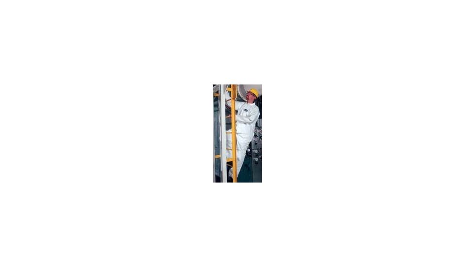 Kimberly Clark KLEENGUARD A40 Liquid and Particle Protection Coveralls, Kimberly-Clark 44332 Elastic Back, Wrists, Ankles, Hood, And Boots