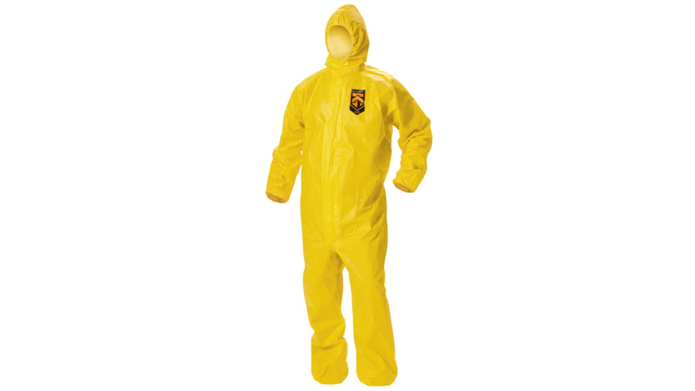 Kimberly Clark KleenGuard A70 Coveralls w/Ankles and Hood, Medium, Case of 12, 09812