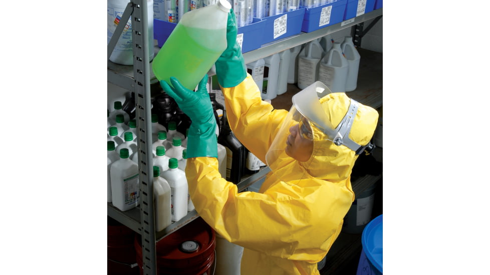 Kimberly Clark KleenGuard A70 Coveralls w/Ankles, Hood and Boot, Yellow, Extra Large, Case of 12, 00684