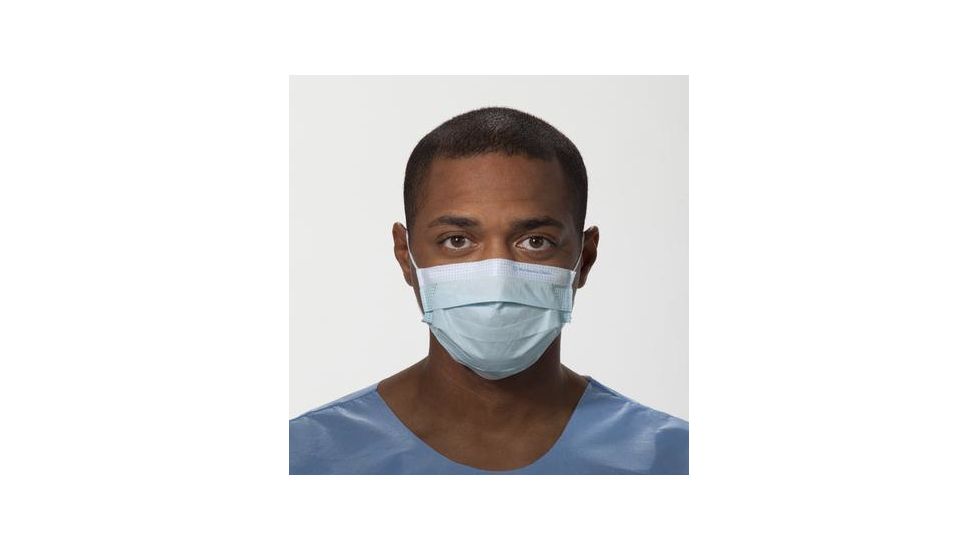 Kimberly Clark Mask With Earloops Blue PK50 47080, Package