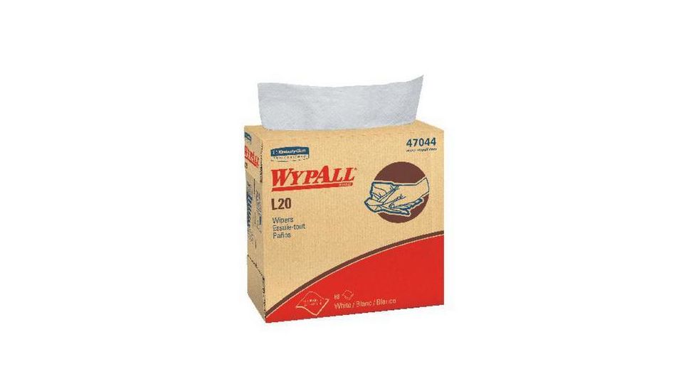 Kimberly Clark WypAll L20 Wipers, Kimberly-Clark Professional 47044-50 White, Pack
