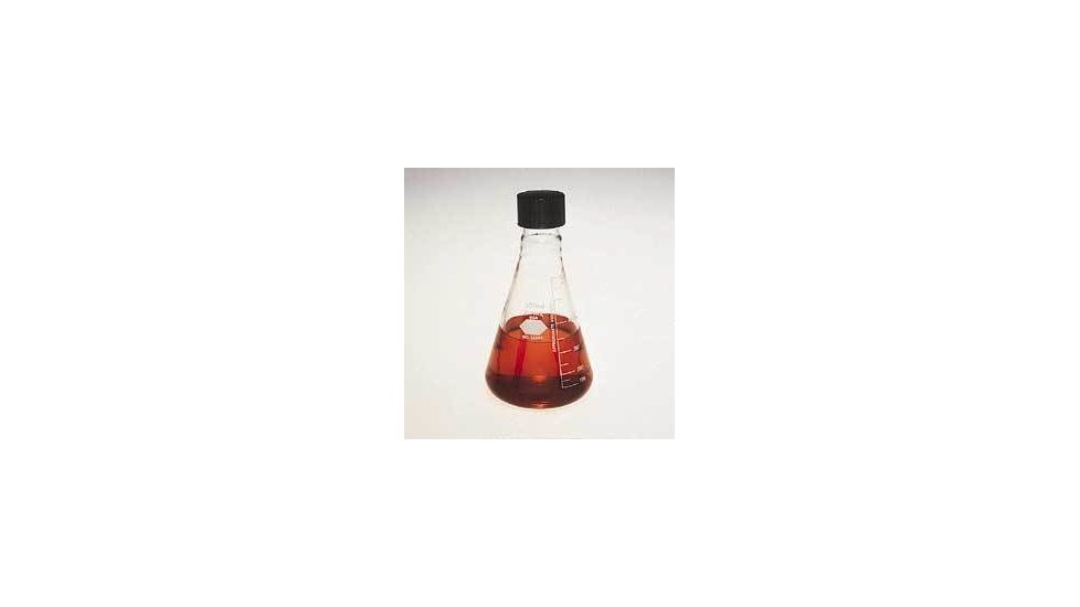 Kimble/Kontes KIMAX Brand Erlenmeyer Flasks with Screw Cap, Capacity Scale 26505 250