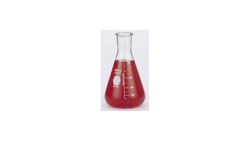 Kimble/Kontes KIMAX Brand Filtering Flasks with Capacity Scale, Without Tubulation 27050 1000
