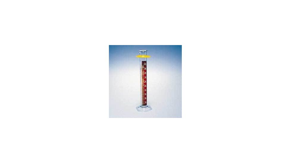 Kimble/Kontes KIMAX Brand Single Metric Scale Graduated Cylinders, Class B, with Red Stripe 20024D 500