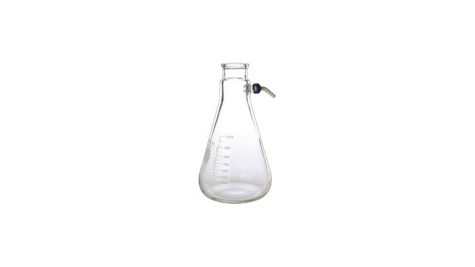 Kimble/Kontes KIMAX Filtering Flasks with Quick-Release Hose Barb Connector, Capacity Scale, Kimble Chase 27070 250