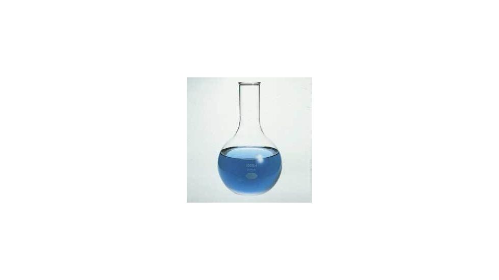 Kimble/Kontes KIMAX Flat-Bottom Florence Boiling Flasks, Reinforced Tooled Top, Kimble Chase 25000 6000