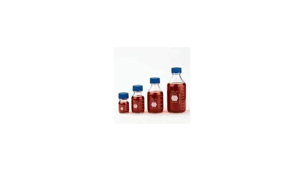 Kimble/Kontes KIMAX GL45 Media/Storage Bottles, Graduated, Kimble Chase 14395 10000 Media Bottles With Blue Cap