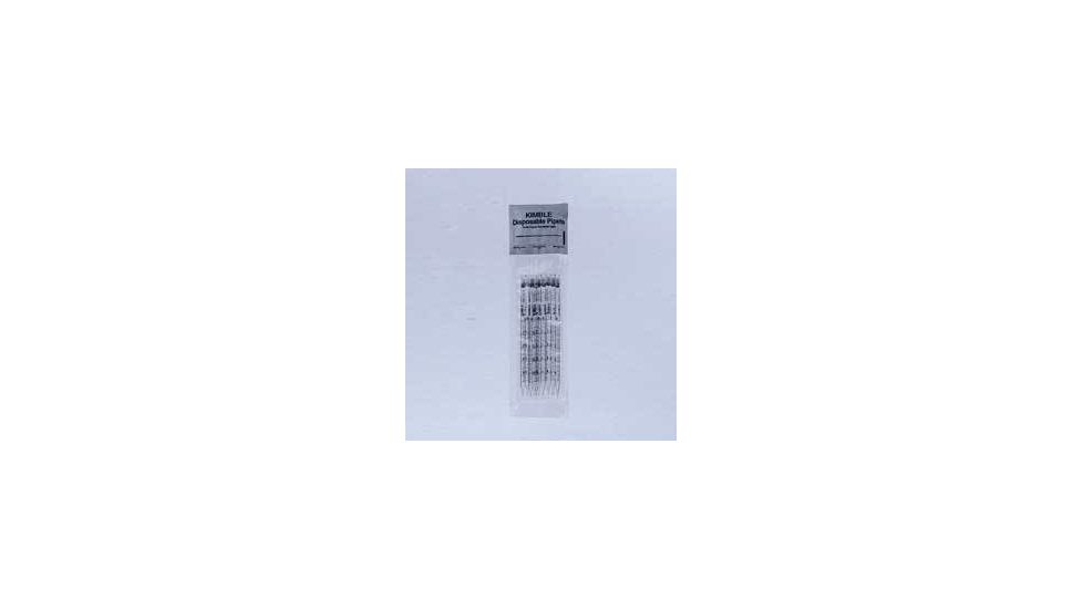 Kimble/Kontes Shorty Disposable Serological Pipets, Case of 200, Glass, Sterile, Plugged, Kimble Multi-Packs, 72110 10210
