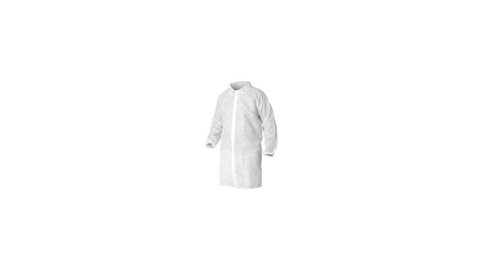 Kleenguard A10 Light Duty Lab Coat, White, XXXL 40106