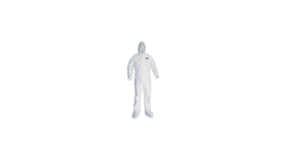 Kleenguard A30 Breathable Splash &amp; Particle Protection Coverall, White, Medium 46122