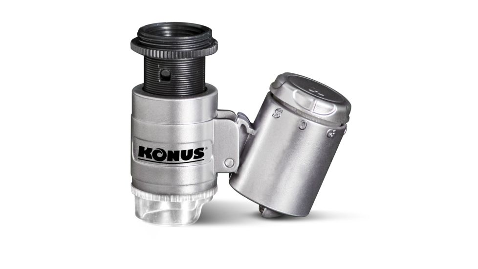 Konus Konusclip-2 20X Pocket Microscope, Gray, 3711