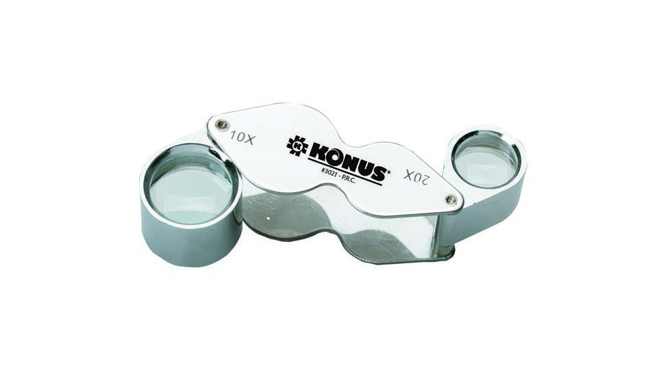 Konus Microscope Accessory Metal Body Dual Linen Tester 10X And 20X Magnification 3021 