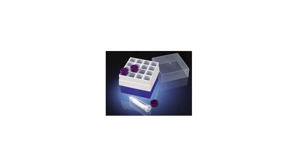 Labcon 16-Place and 36-Place Freezer Storage Boxes for 50 mL and 15 mL Centrifuge Tubes 2704-220-000 16-Place Storage Box For 50 Ml Tubes