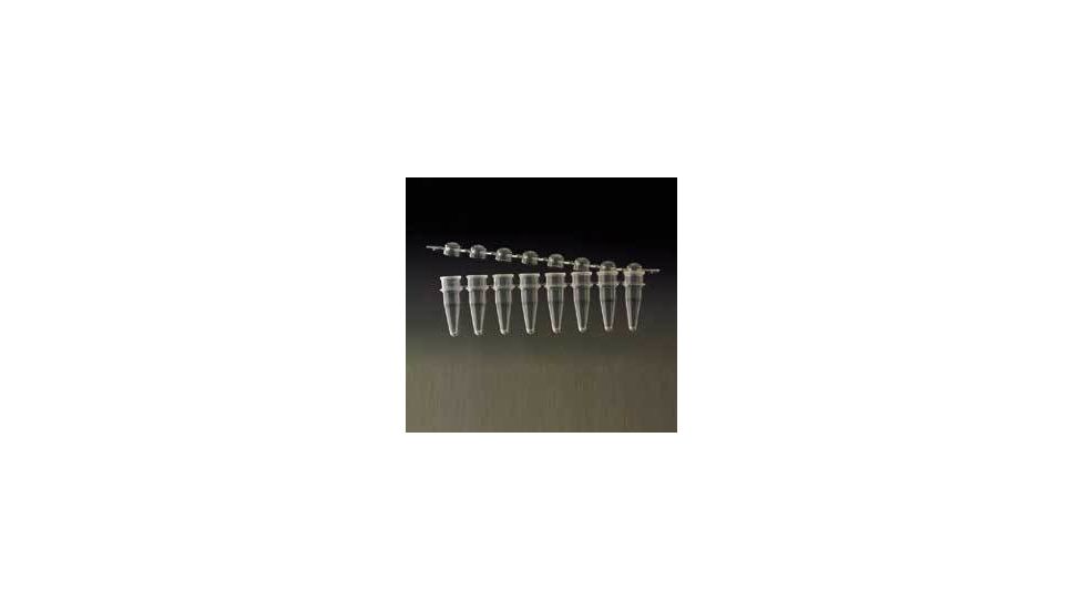 Labcon PCR 8-Well Tube Strips and Caps 3945-550-000 Tube Strips With Separate Bubble Cap Strips