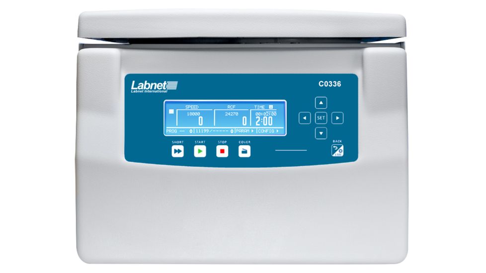 Labnet C0336R Refrigerated Centrifuge, 90 to 18000 RPM, 120V C0336R