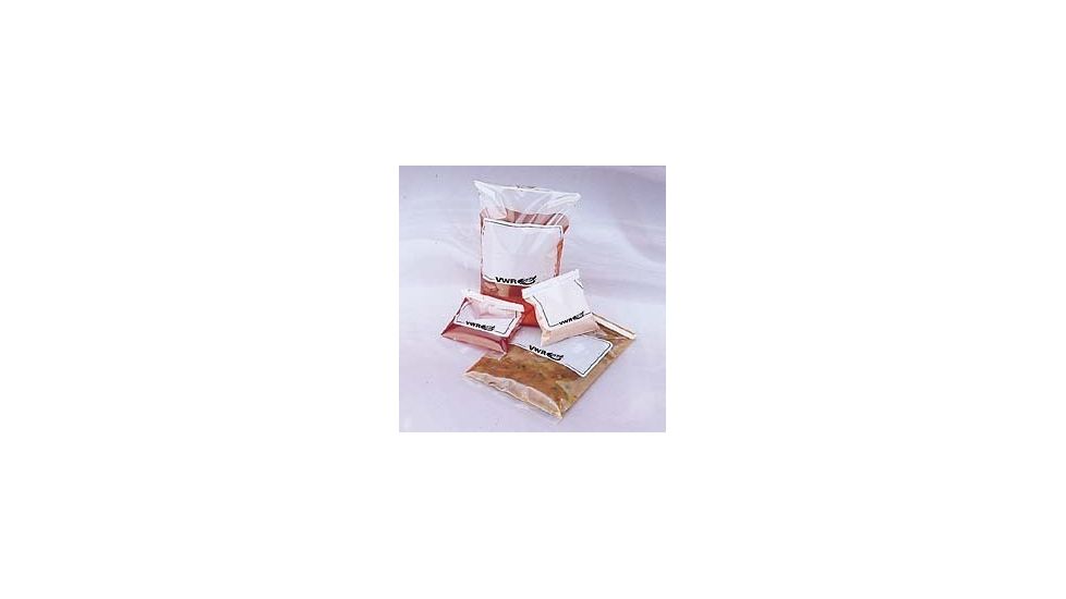Labplas Sterile Sample Bags BFR4590-VW1 Flat Wire Bags, Plain