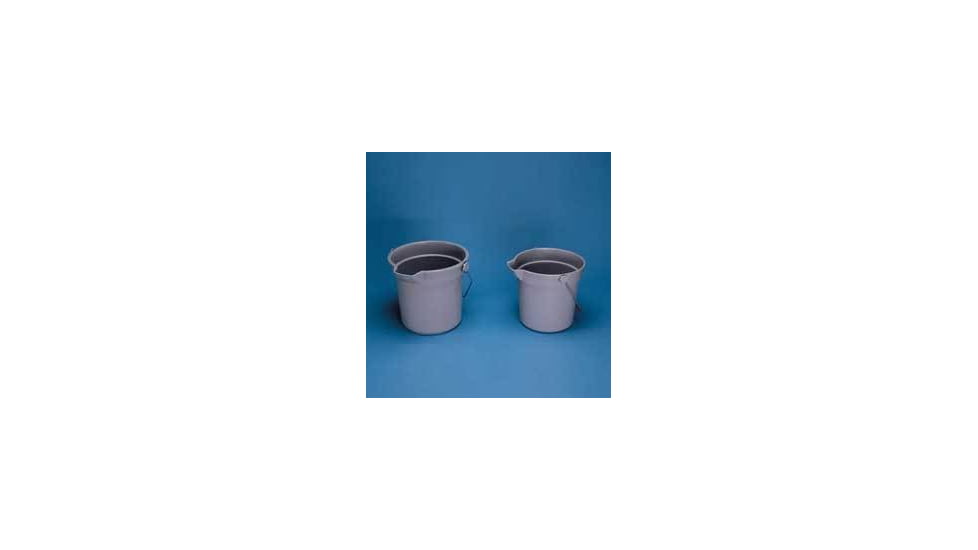 Lagasse Brothers Bucket Rnd Rubbermaid Gry 10QT 2963-00-GRAY