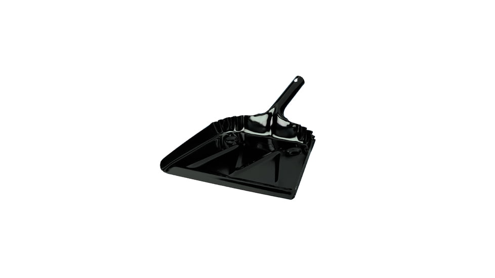 Lagasse Brothers Dustpan Black Metal, 20 Gauge, 12in, IMP 4212