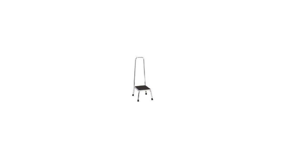 Lakeside Manufacturing Chrome Step Stool W/handrail 4910, Unit EA