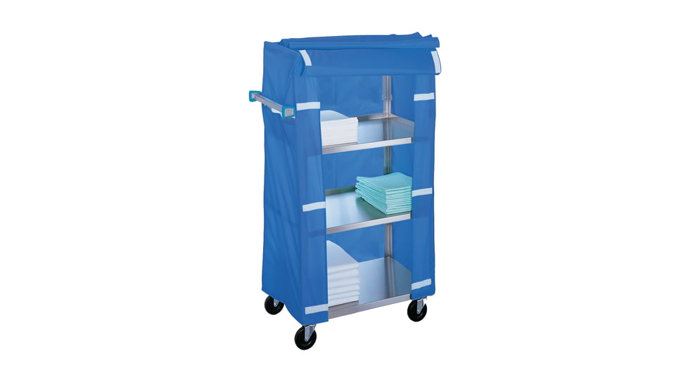 Lakeside Manufacturing Linen Cart Ss W/nylon Cover 442, Unit EA