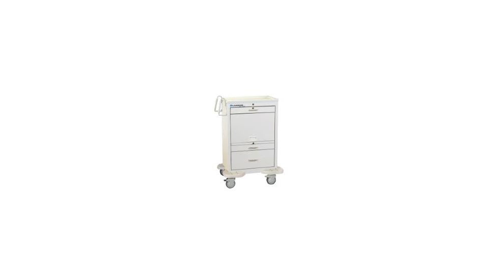 Lakeside Manufacturing Medication Cart White 3 Drawr C-330-MUS-TW, Unit EA