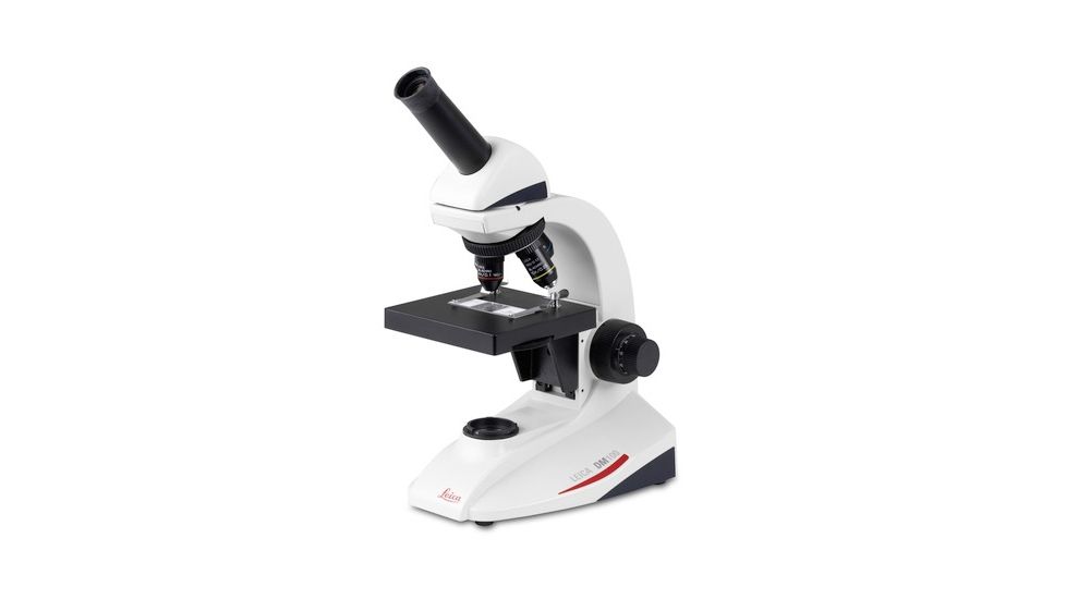 Leica Microsystems DM300 Monocular Compound LED Microscope, Mechanical Stage, Abbe Condensor, 4 Objectives 13613383