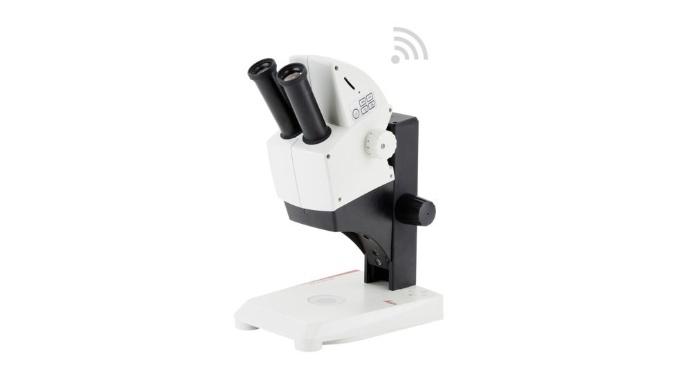 Leica Microsystems EZ4 W Stereo Microscope,White w/Integrated 5MP Wi-Fi Camera 10450629