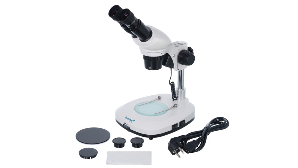 Levenhuk 20-40x 4ST Binocular Microscope, White, Middle, 76055