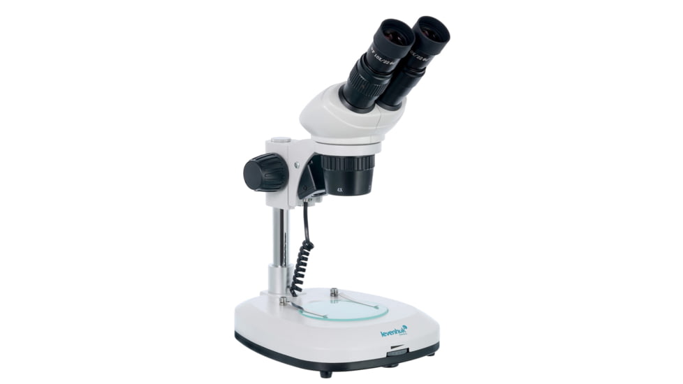 Levenhuk 20-40x 4ST Binocular Microscope, White, Middle, 76055