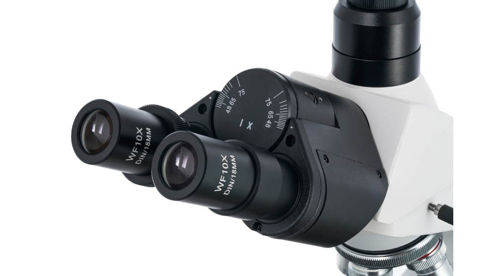 Levenhuk 40-1000x 900T Trinocular Microscope, White, Middle, 75430