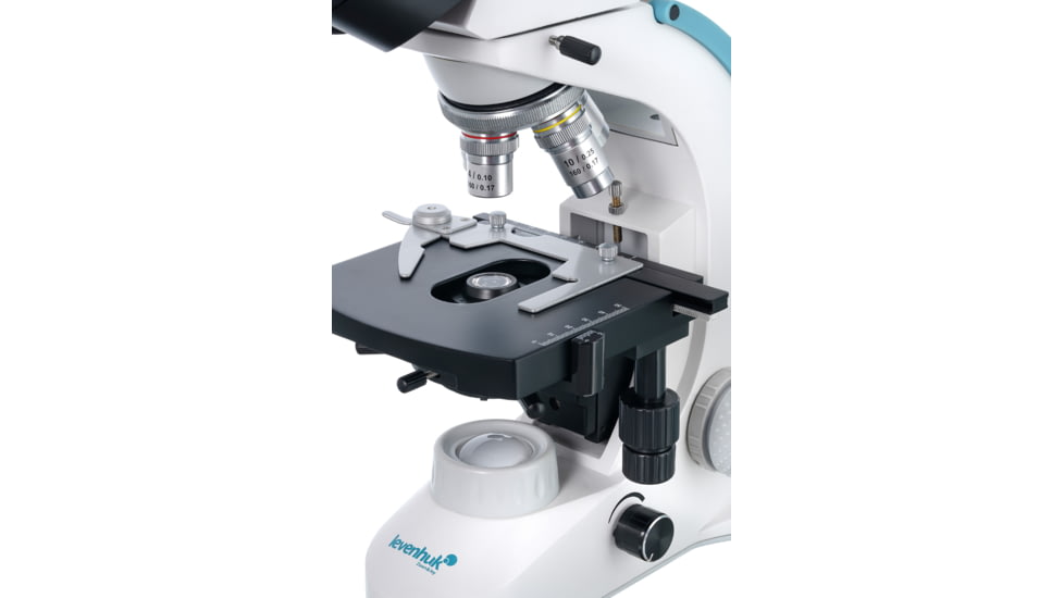 Levenhuk 40-1000x 900T Trinocular Microscope, White, Middle, 75430