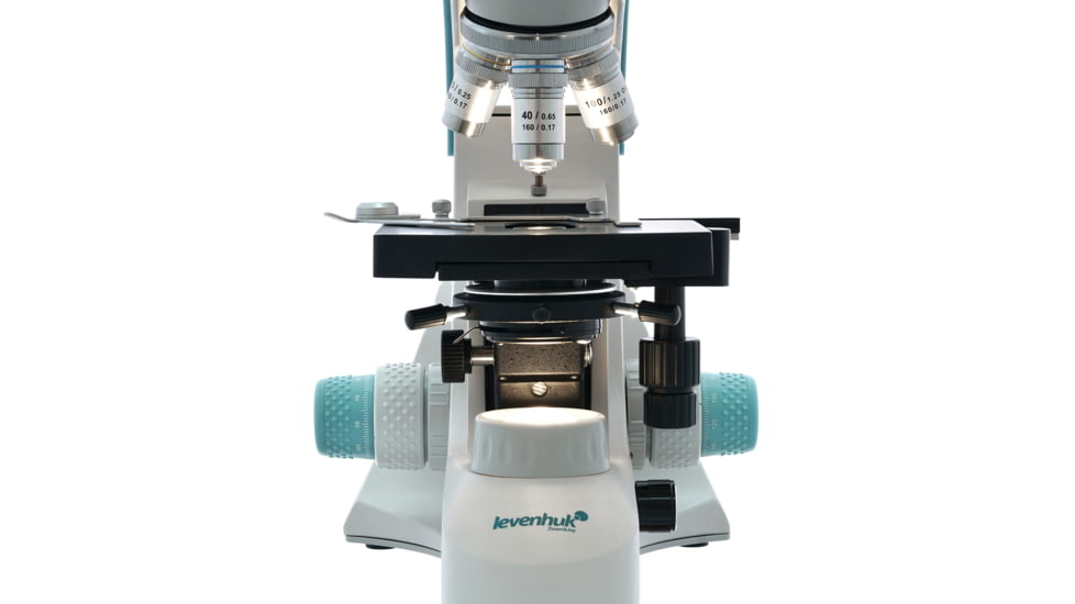 Levenhuk 40-1000x 900T Trinocular Microscope, White, Middle, 75430
